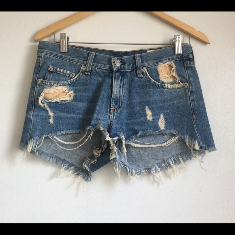 RAG & BONE Cut Off Shorts - Picture 9 of 15